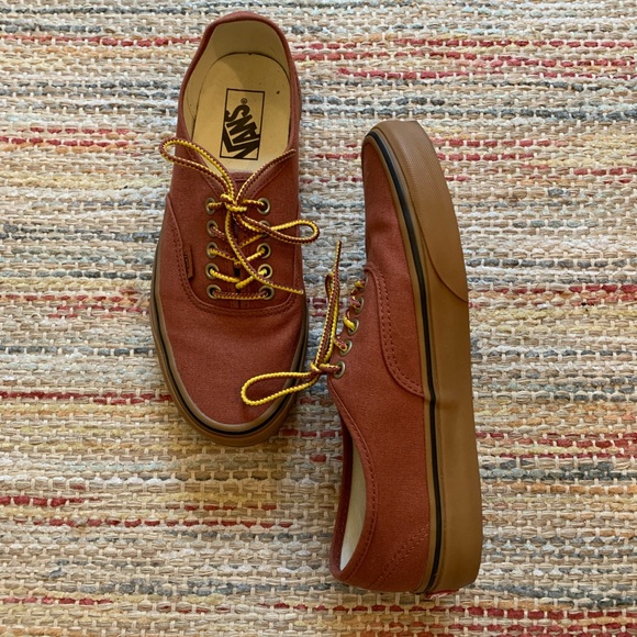 rust colored vans